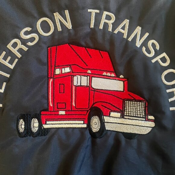 Embroidered Peterson Transport Varisty Jacket - Picture 4 of 5
